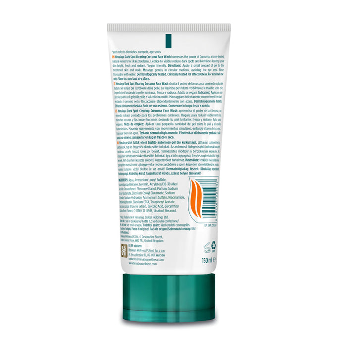 Himalaya Dark Spot Clearing Curcuma Face Wash