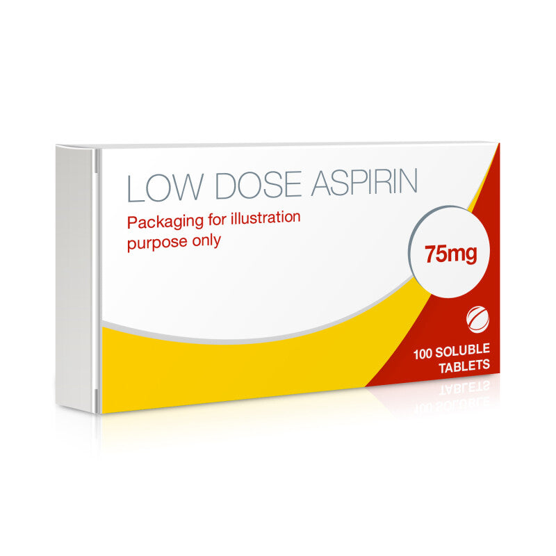 Dispersible Aspirin Tablets 75mg (Low Dose Aspirin) 100 Tablets