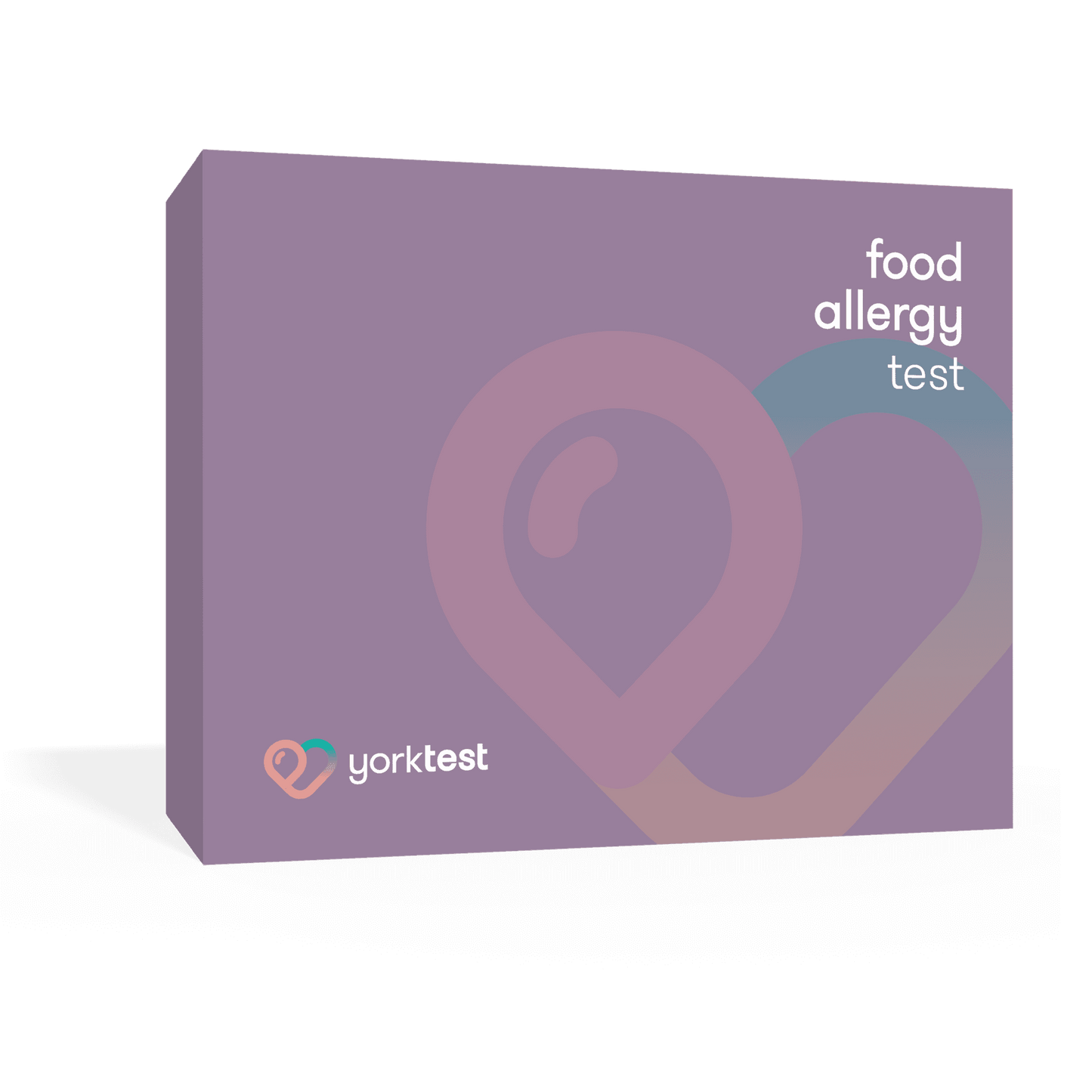 Yorktest Food Allergy Test kit box showing the packaging and product label for allergy testing at home.