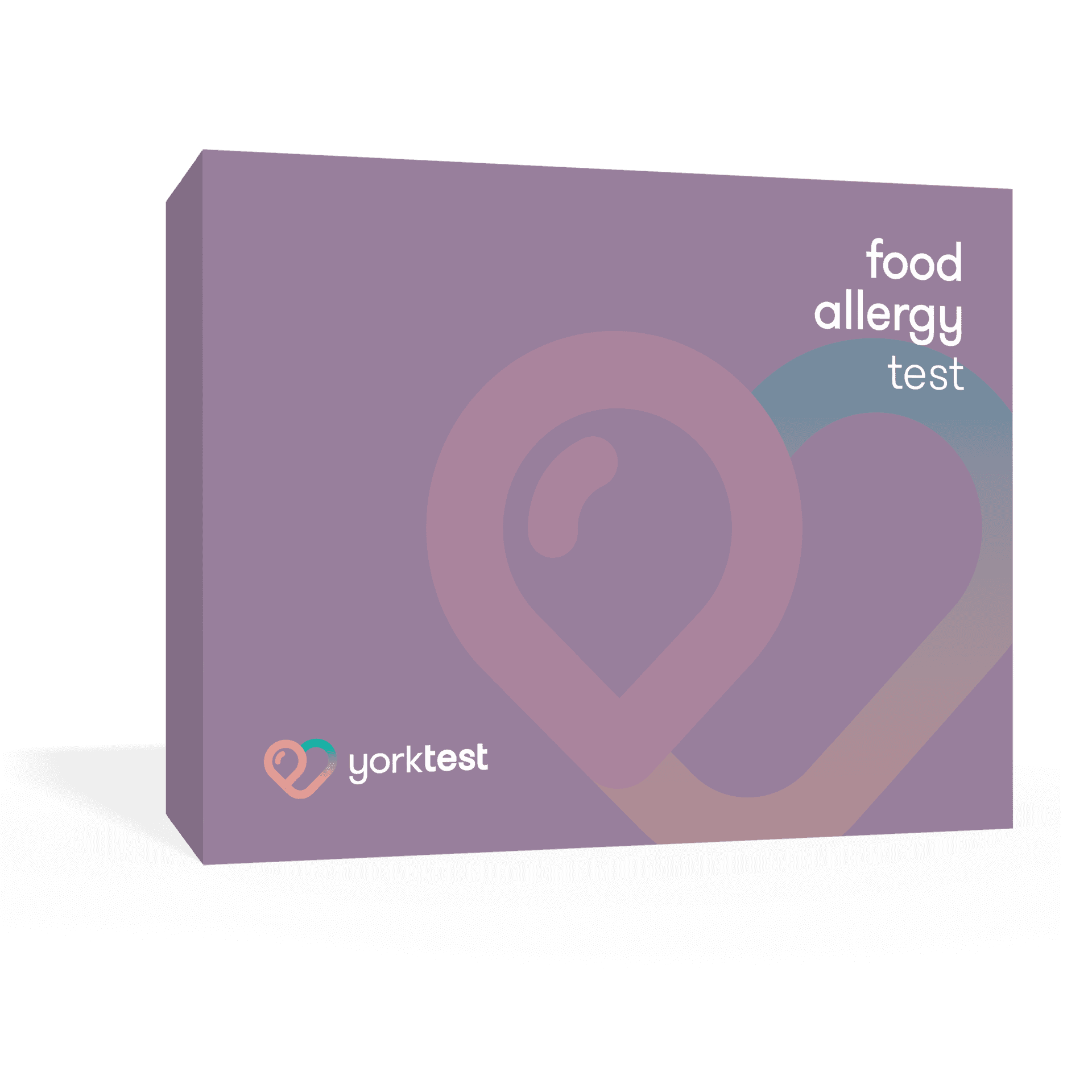 Yorktest Food Allergy Test kit box showing the packaging and product label for allergy testing at home.