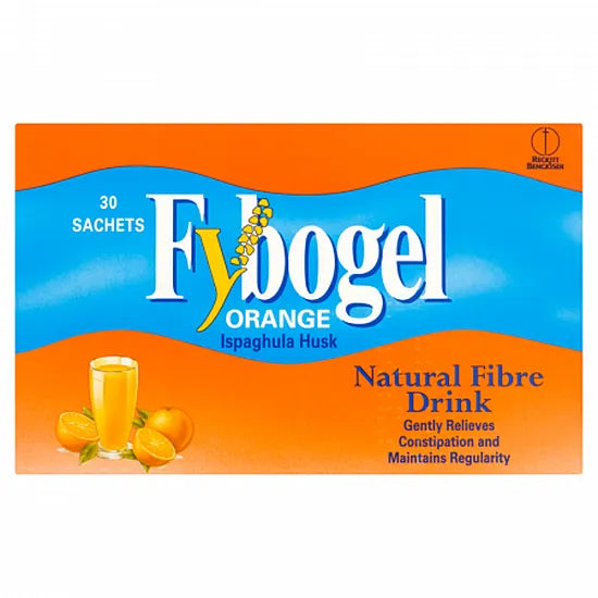 Fybogel Orange Sachet Drinks – 30 Sachets