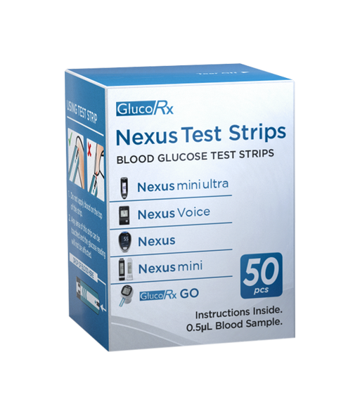 GlucoRx Nexus 50 Test Strips