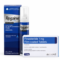 Hair Loss Combo Pack (Finasteride 1mg + Minoxidil 5% Foam)