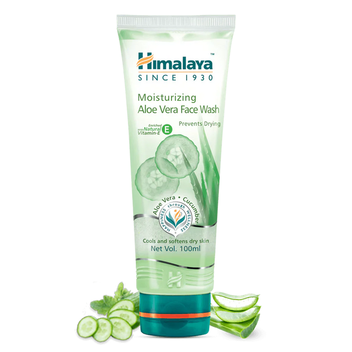 Himalaya Herbals Moisturizing Aloe Vera Face Wash -50 ml