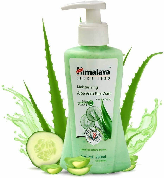 Himalaya Herbals Moisturizing Aloe Vera Face Wash -50 ml