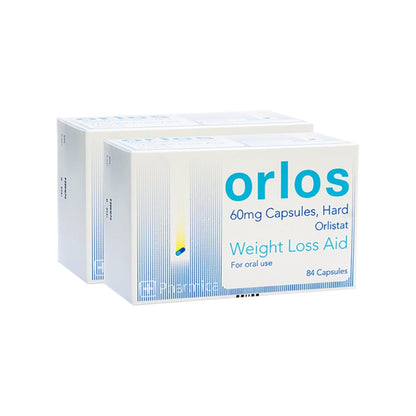 Orlos (Orlistat) 60mg Weight Loss Aid - 84 Capsules