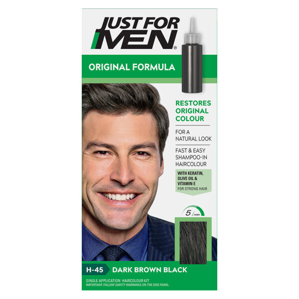 Just For Men Original Formula Dark Brown Black Hair Dye