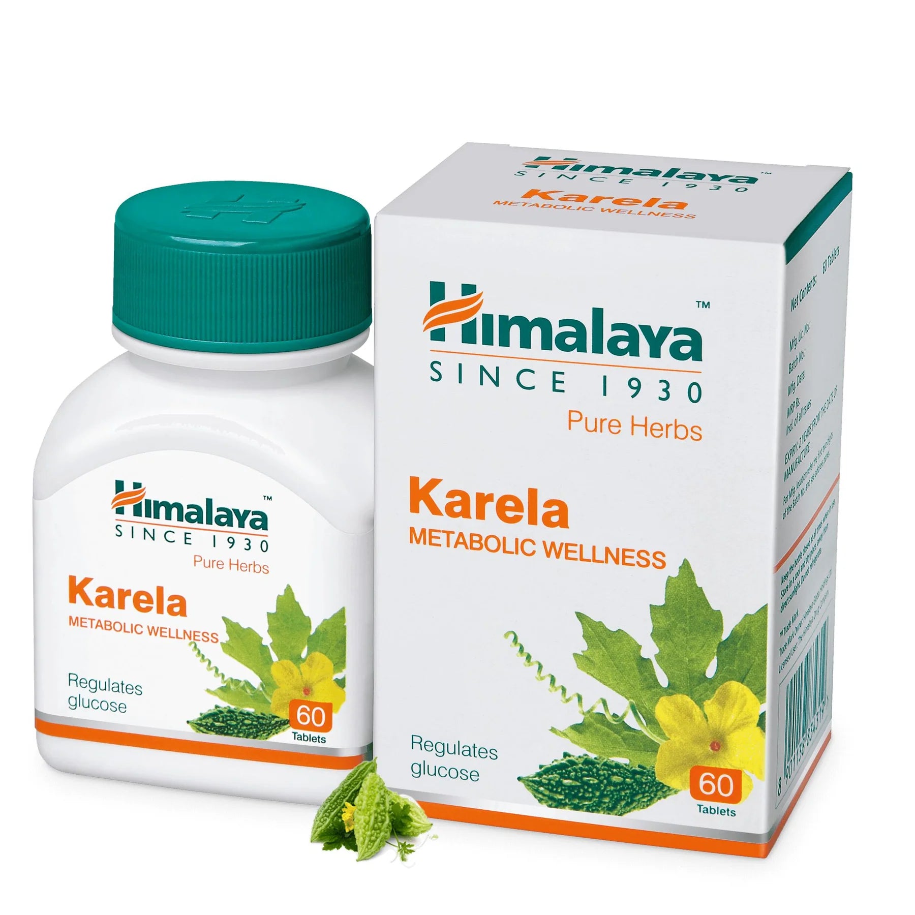 Himalaya Wellness Pure Herbs Karela Metabolic Wellness Tablets -60 tablets
