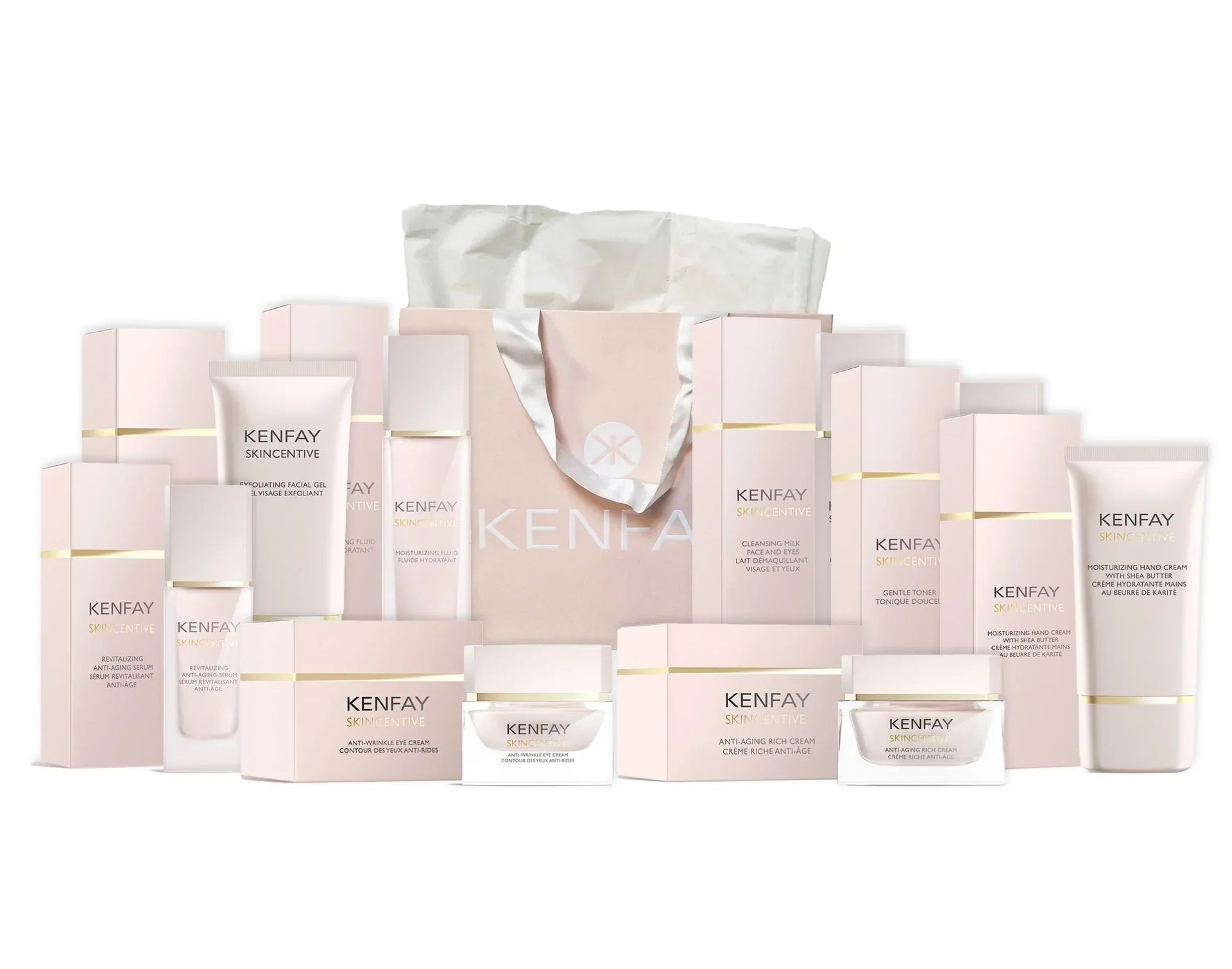 Kenfay SKINCENTIVE Complete Skincare Bundle Luxury Gift Bag