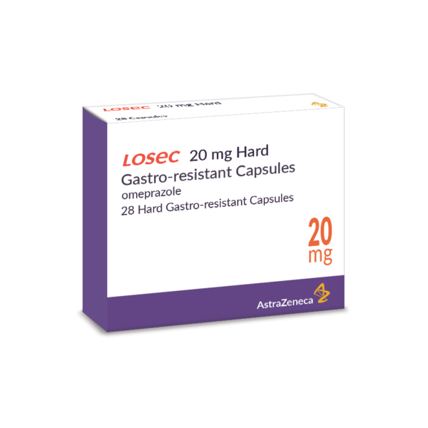 Losec Capsules & Tablets (Omeprazole) 20mg