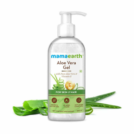 Mamaearth Aloe Vera Gel | For Skin & Hair |Pure Aloevera & Vitamin E | 300 ml