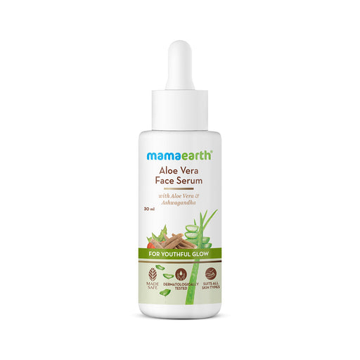 Mamaearth Sunscreen FaceSerum with Aloe Vera & Ashwagandha for UVA & B Protect