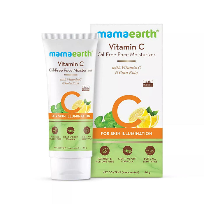 Mamaearth Vitamin C Oil-Free Face Moisturizer For Skin Illumination - 80 ml