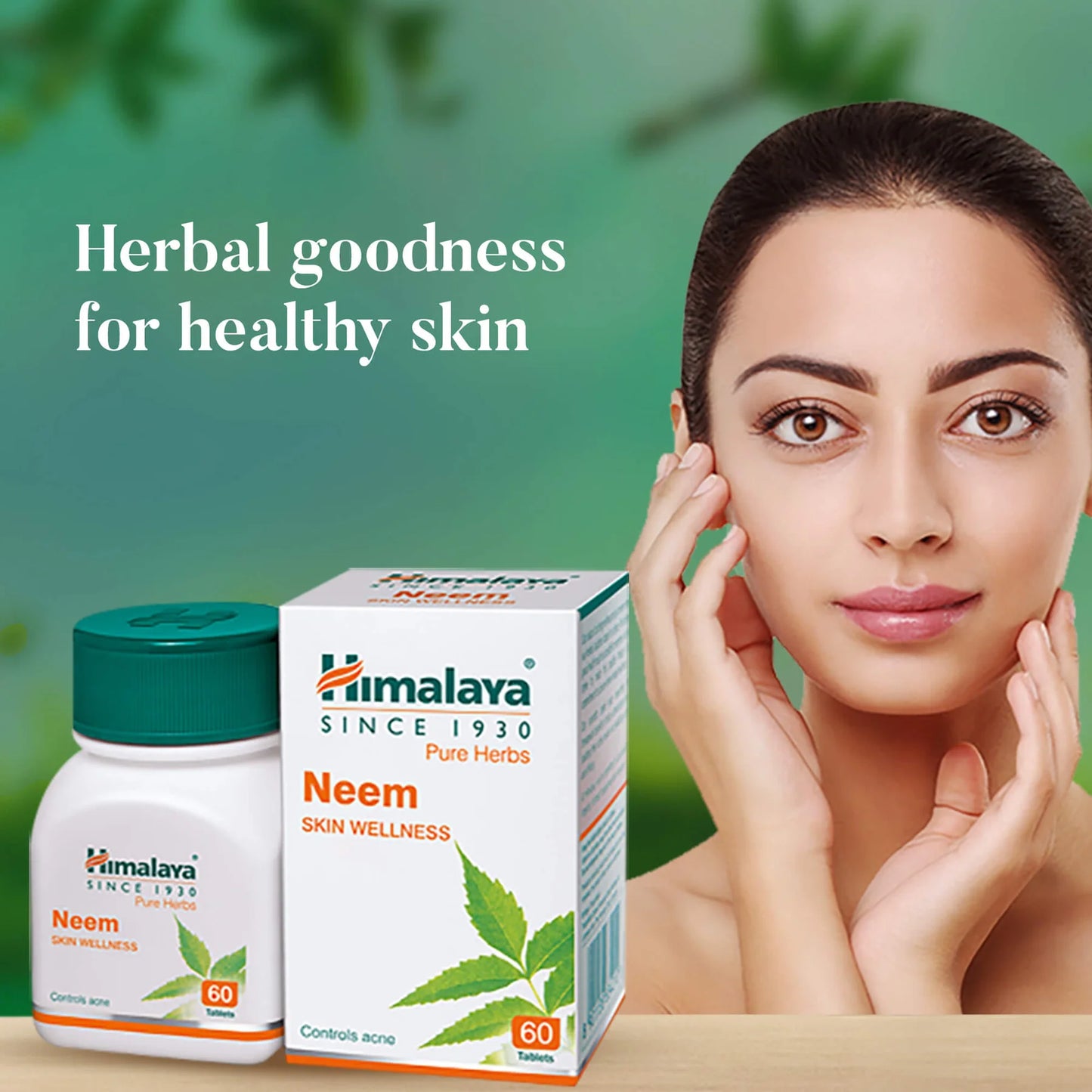 Himalaya Wellness Pure Herbs Neem Skin Wellness Tablet