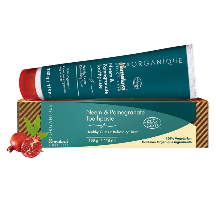 Himalaya ORGANIQUE Neem & Pomegranate Toothpaste - 150g