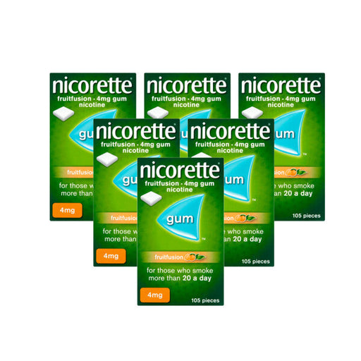 Nicorette Gum Fruitfusion 4mg