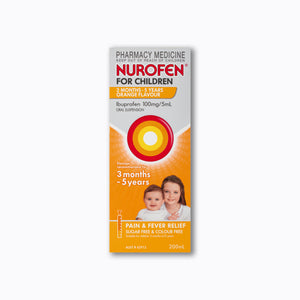 Nurofen For Children Orange Flavour 100mg/5ml