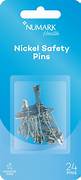 Numark Nickel Safety Pins