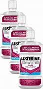 Listerine Advanced Defence Gum Treatment Mouthwash Crisp Mint -500ml