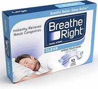 Breathe Right Clear Snoring Congestion Relief Nasal Strips