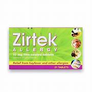 Zirtek Allergy Relief