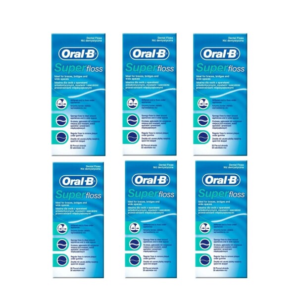 Oral-B Superfloss 50 Pre-cut Strands