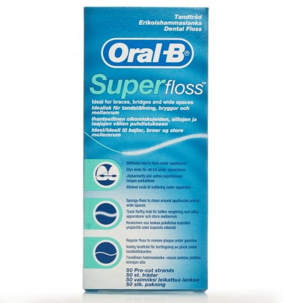 Oral-B Superfloss 50 Pre-cut Strands