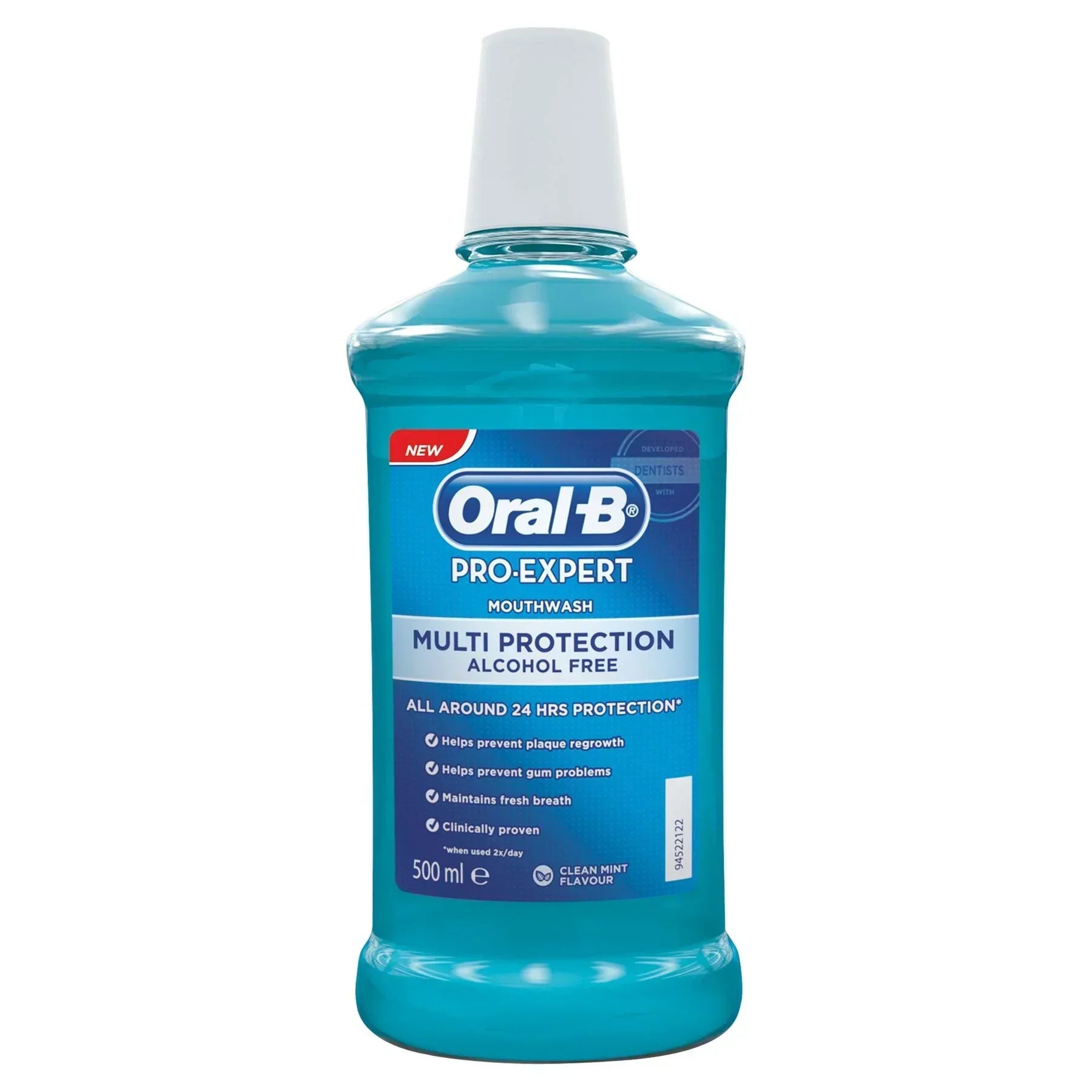 Oral B Pro Expert Mouthwash No Alcohol Clean