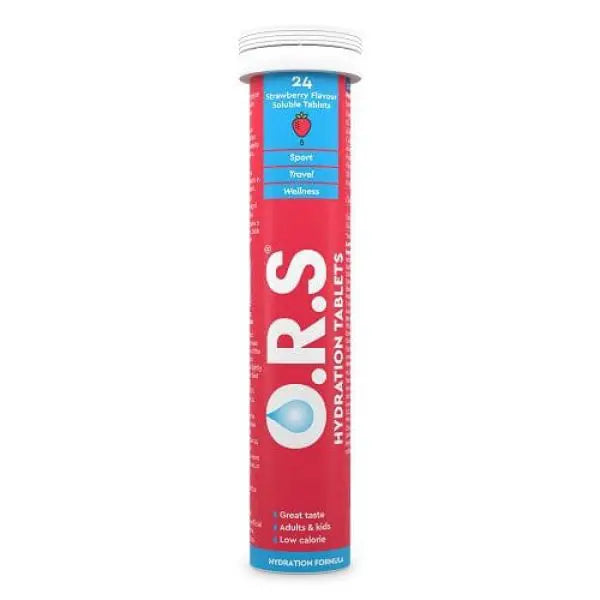 ORS Hydration – 24 Strawberry Tablets