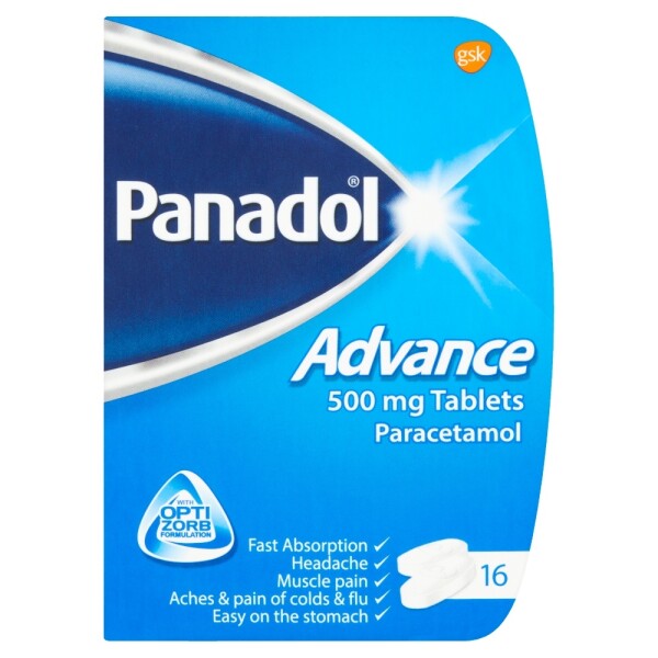 Panadol Advance 500mg - 16 Tablets