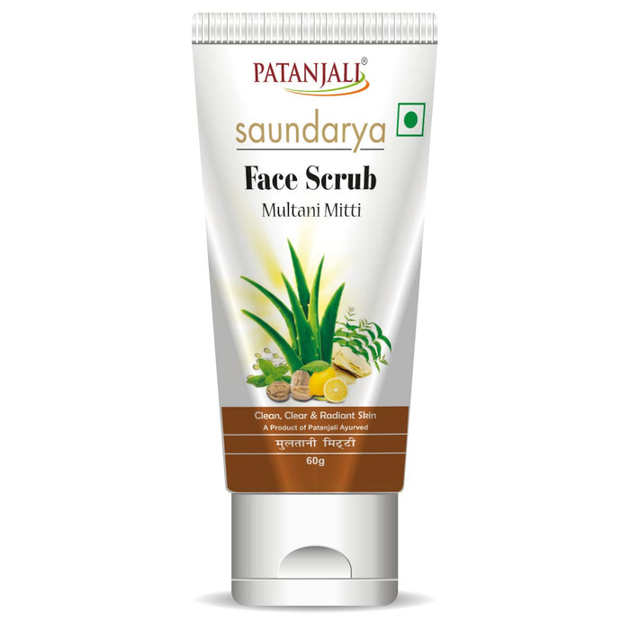 Patanjali Saundarya Multani Mitti Face Scrub - 60 gm