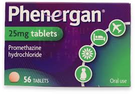Phenergan 25mg Tablets x56