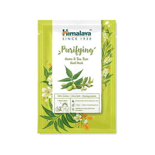 Himalaya Purifying Neem & Tea Tree Sheet Mask - 30ml