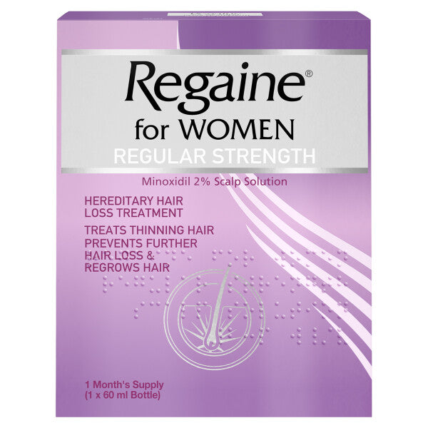 Regaine For Women Solution - 2 Months Supply - 1 x 60ml Bottle