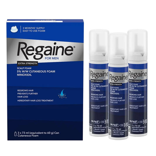 Regaine Extra Strength 5% Foam (Minoxidil)