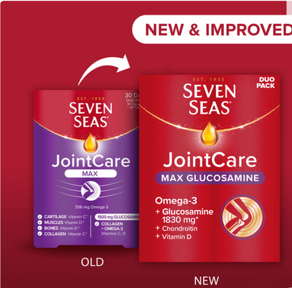 Seven Seas JointCare Max - 30 Capsules & 30 Tablets
