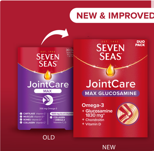 Seven Seas JointCare Max - 30 Capsules & 30 Tablets