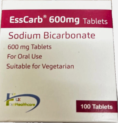 Sodium Bicarbonate 600mg Tablets 100 (brand may vary)