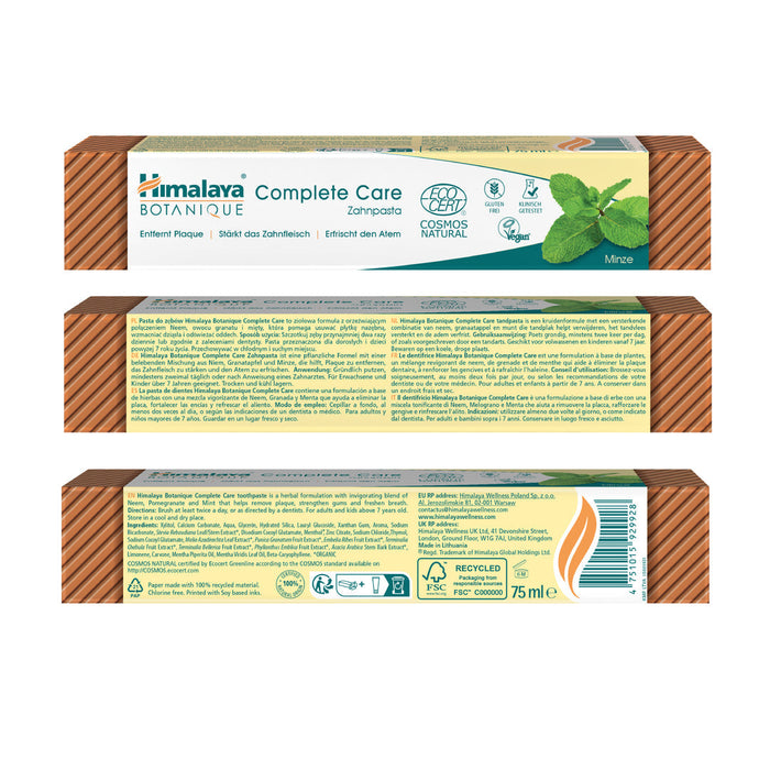 Himalaya Botanique Complete Care Toothpaste - Mint 75 ml