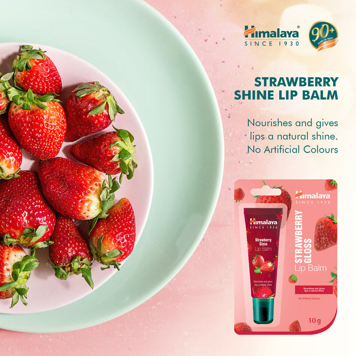 Himalaya Strawberry Gloss Lip Balm - 10g