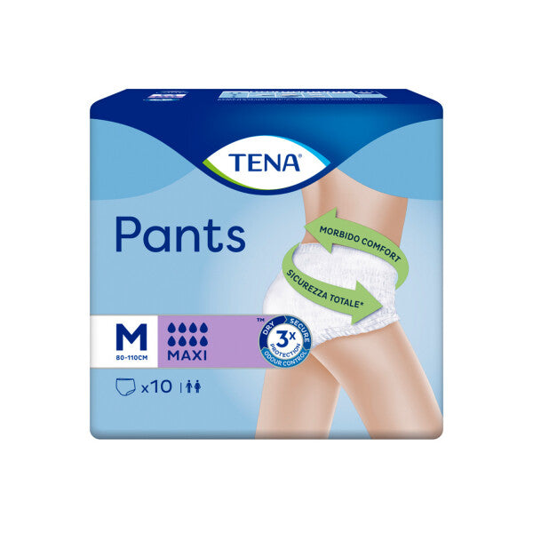 TENA Incontinence Pants Maxi Medium Size - 10 Pants