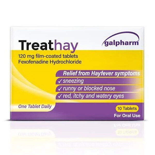 Treathay Fexofenadine 120mg - 10 Tablets