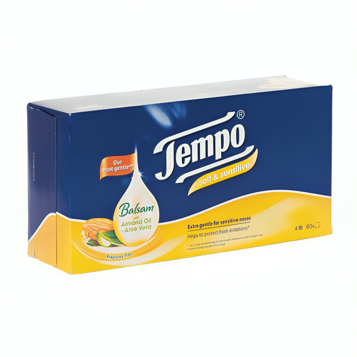 Tempo Balsam Soft & Sensitive Tissues Almond Oil & Aloe Vera