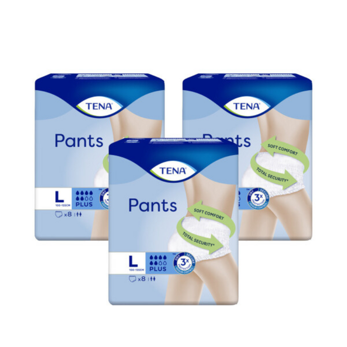 TENA Incontinence Pants Plus Large Size - 8 Pants