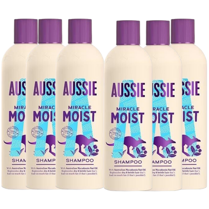 Aussie Miracle Moist Shampoo 300ml