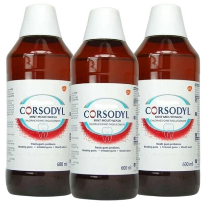 Corsodyl Mint Mouthwash - 600ml 