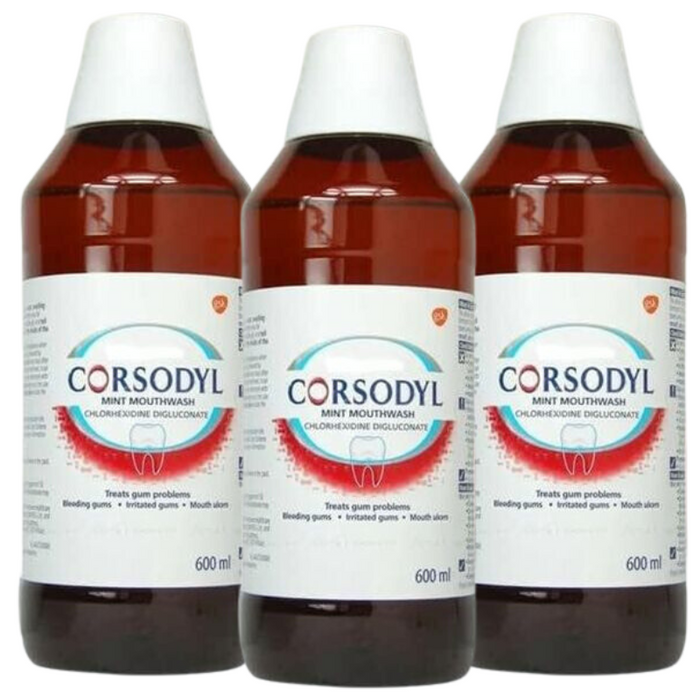 Corsodyl Mint Mouthwash 600ml