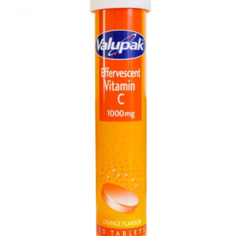 Valupak Effervescent Vitamin C Tablets 20s