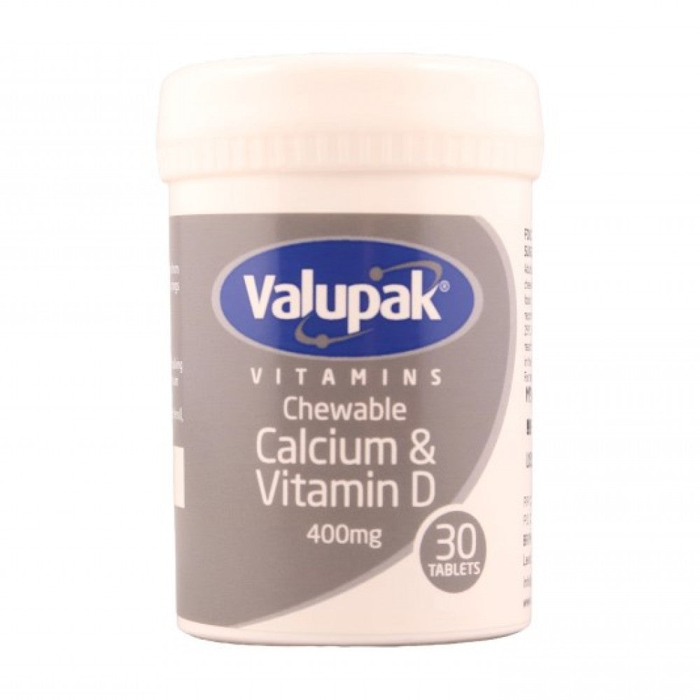 Vitamins Chewable Calcium & Vitamins D Tablets 30s