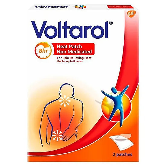Voltaro Voltarol Non-Medicated Heat Patch for Pain Relief - 2 Patches – Cured ...